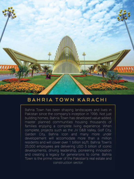 Theme Park Tower in Bahria Town Facing Project